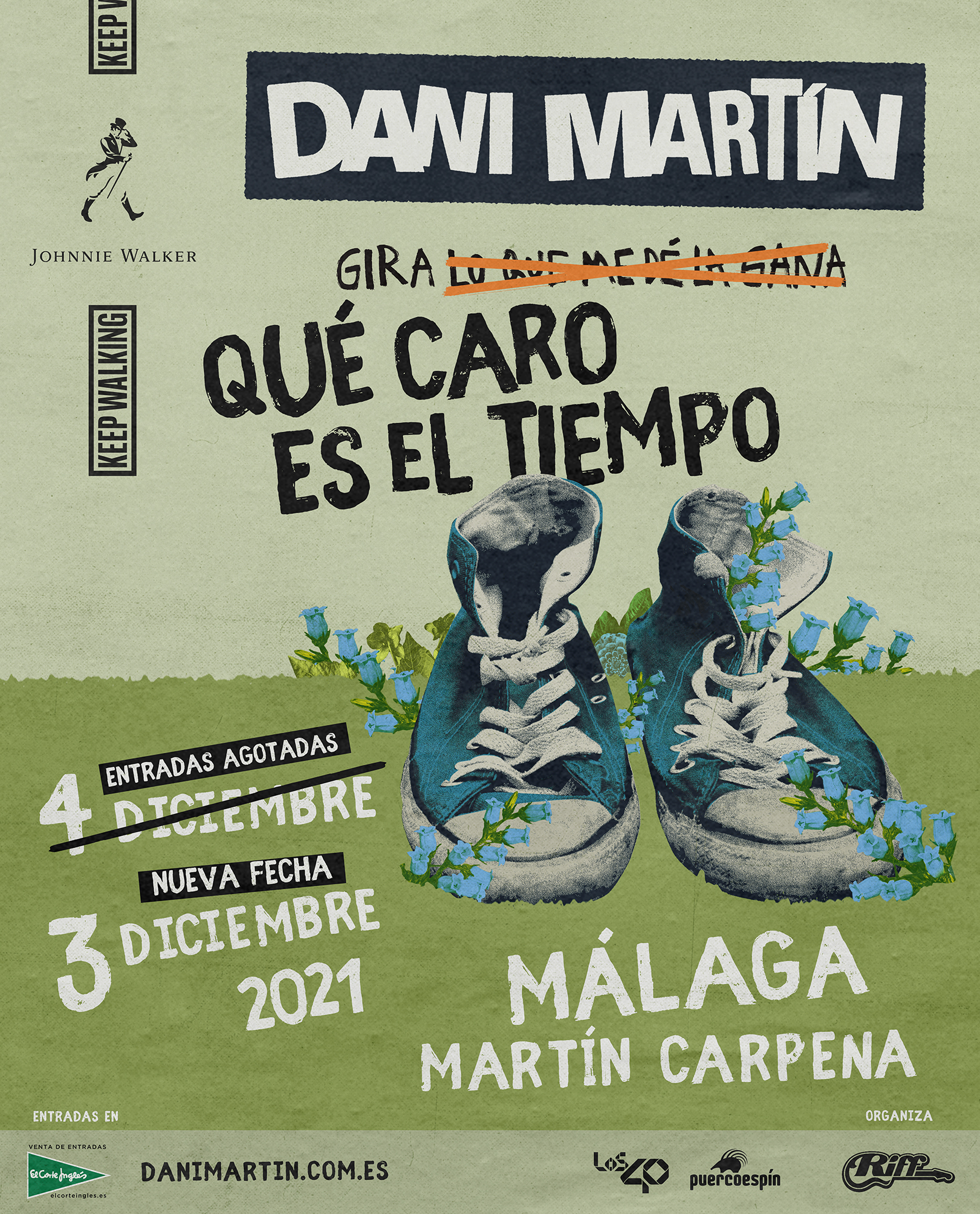 Dani Martín 3 y 4 diciembre Málaga