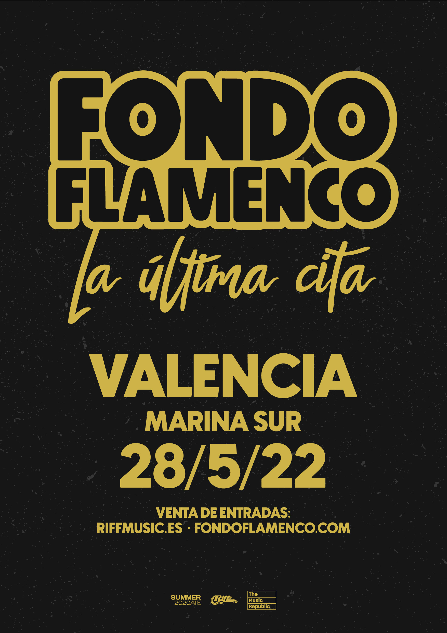 Cartel Fondo Flamenco - Valencia