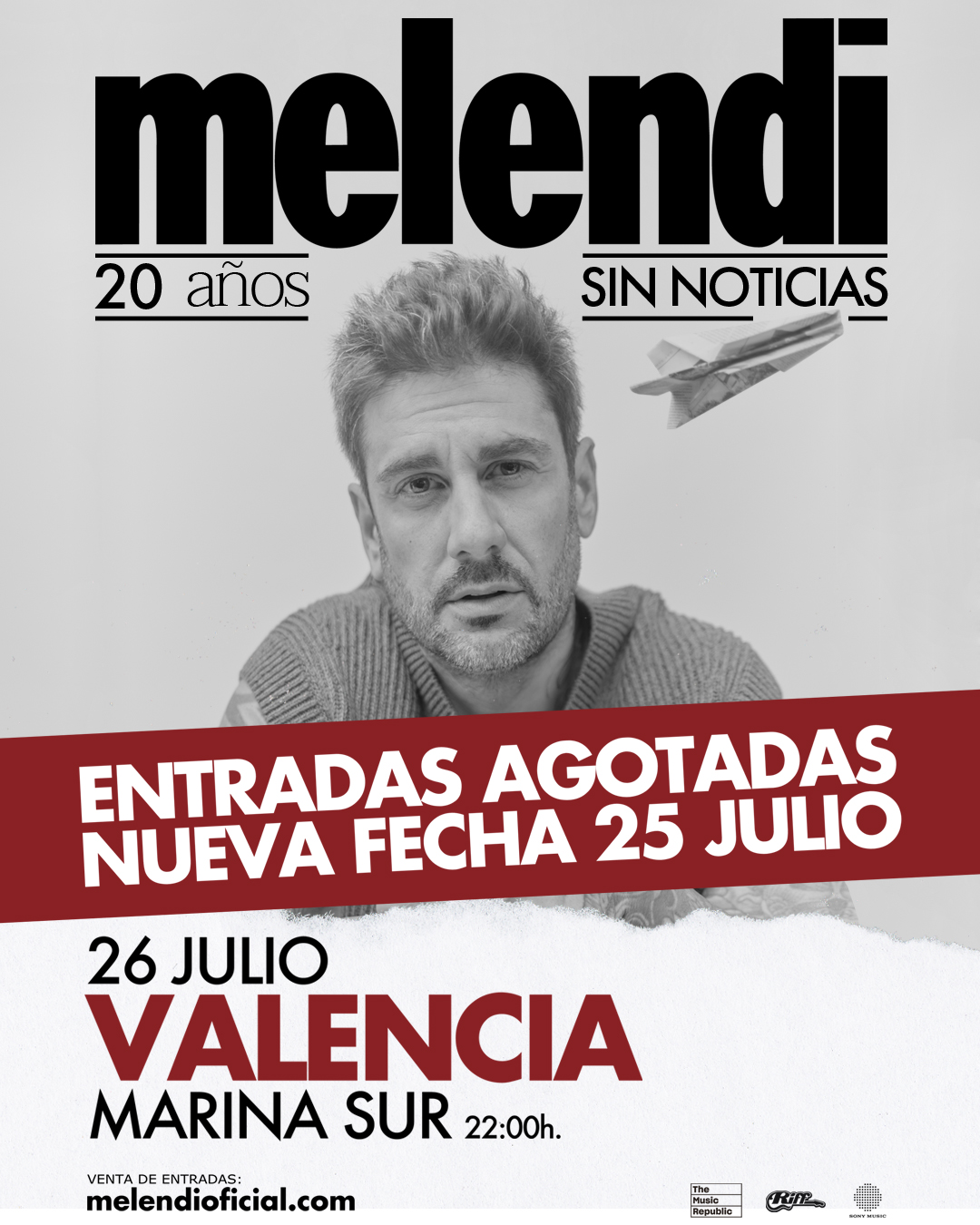 Melendi - Valencia - 20 años sin noticias