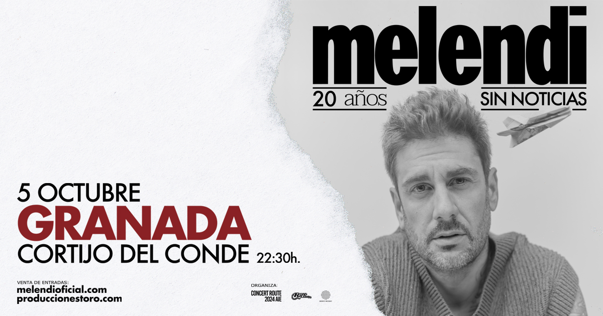 Melendi - Granada - 20 años sin noticias