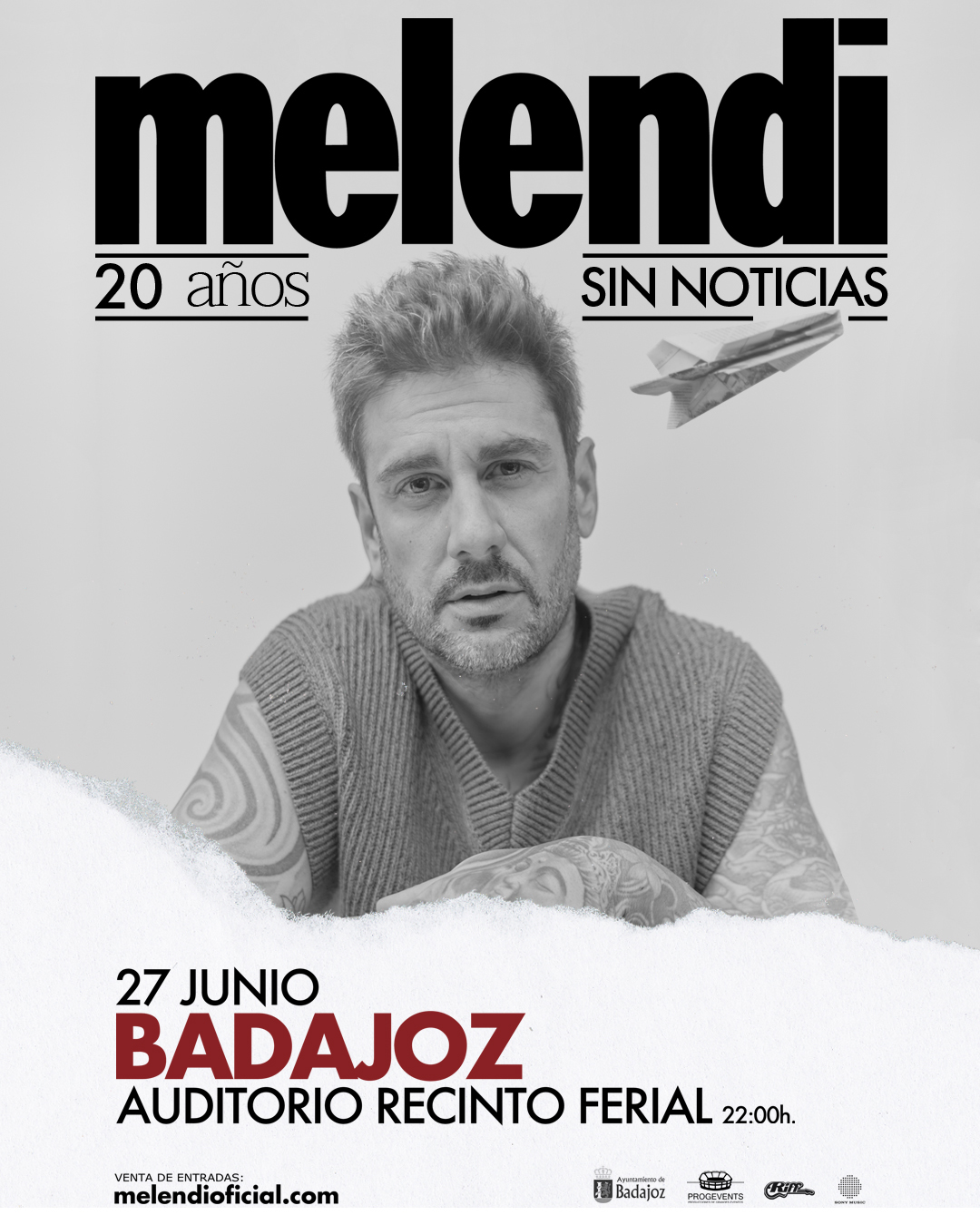 Melendi - Badajoz - 20 años sin noticias