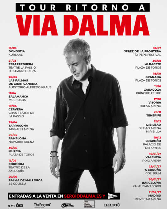 Sergio Dalma, cartel gira