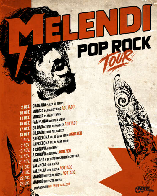 Melendi Pop Rock Tour 2026 Nuevas fechas 1080x1350