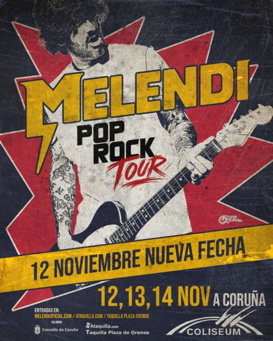 Melendi A Coruña 2026