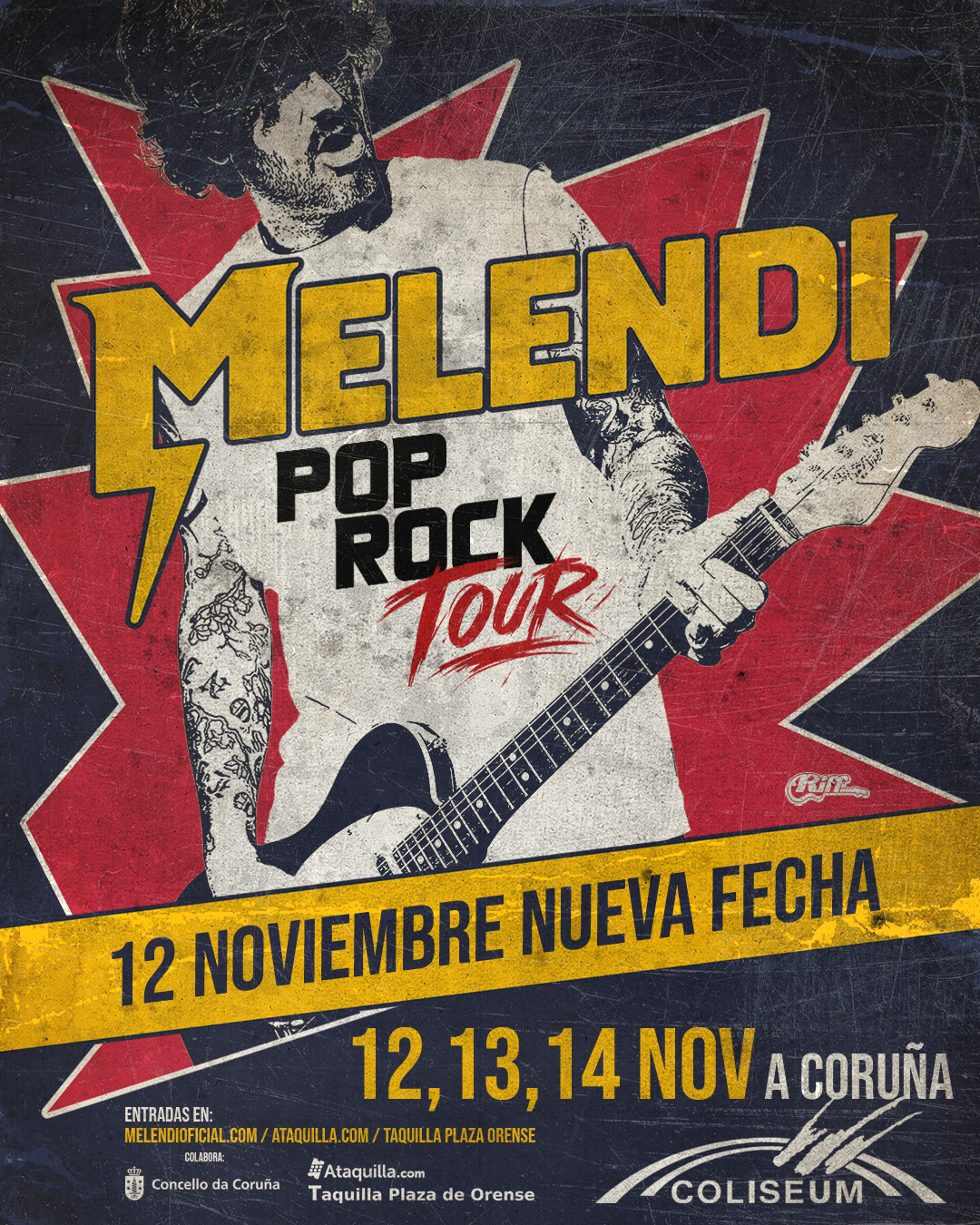 Melendi A Coruña 2026
